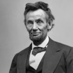 Smiling Abraham Lincoln Gardner 1865