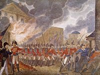 A vintage illustration of Washington is burning, representing the themes of financial power and hidden influence explored in “The Kings Have Won.”